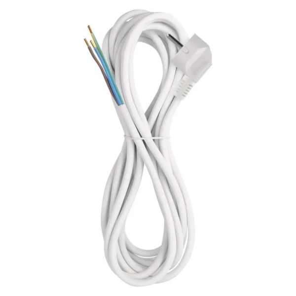 Flexo šňůra PVC 3x1,5mm 5m bílá