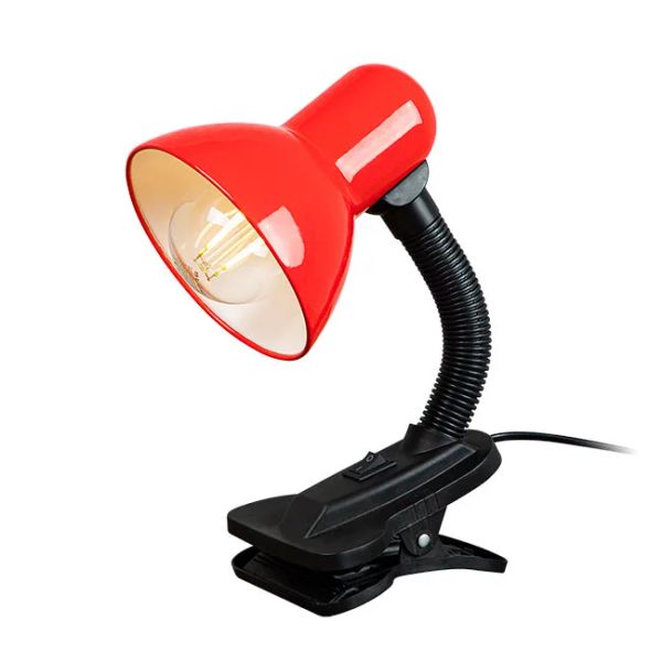 Lampa na klip BLOW LB-08 Red