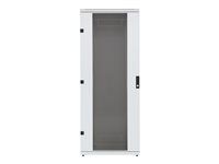 RMA-42-A88-CAX-A1 - 19" stojanový rozvaděč 42U/800x800mm prosklené dveře, IP20 nosnost 800kg světle šedý RAL7035
