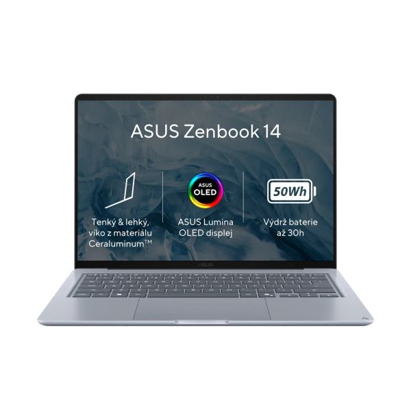 ASUS Zenbook 14/UX3480QA-OLED077W/Snapdragon X X1 26 100/14''/WUXGA/16GB/512GB/Adreno/W11H/Blue/2R