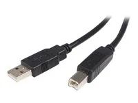 Kabel USB - USB (M) do USB typ B (M) - USB 2.0 - 2 m - černá