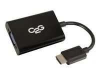 HDMI to VGA + Audio Converter - 1080p - Nástroj pro převod videa - HDMI - VGA - černá
