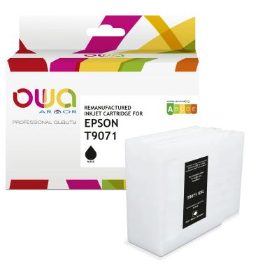 OWA ARMOR ink kompatibilný s Epson T9071, čierna/black, 221ml