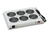 Ventilační jednotka pro stojanové rozvaděče horní, pro spodní montáž nutno použít Rax-CH-Xxx-X1 šedá RAL 7035