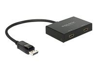 Rozdělovač video / audio - 1 x DisplayPort + 2 x HDMI - desktop