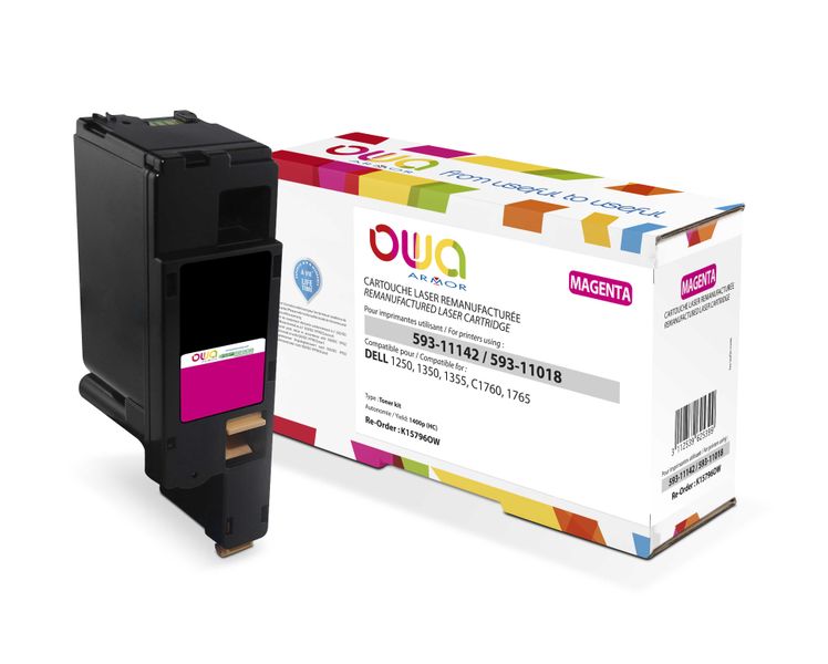 OWA Armor toner kompatibilní s Dell 593-11142, 1400st, červená/magenta