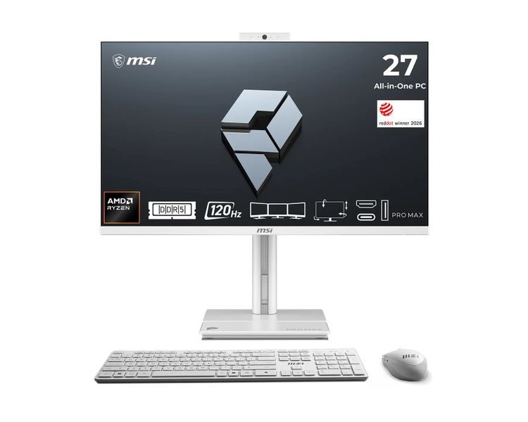 MSI PRO MAX/27TP Z 8MG-003XEU/27''/FHD/T/R7-255/16GB/512GB/AMD int/bez OS/Biela/3R