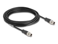 M12 Cable X-coded 8 pin male to male PVC