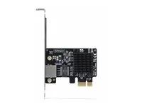 Startech 1-Port 5G Gigabit PCIe Network Adapter Card, TAA Compliant - Sítový adaptér - PCI Express 3.1 x1 nízký profil - 5GBase-T x 1 - cerná - kompatibilní s TAA