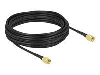 Kabel antény - SMA zástrčka do SMA zástrčka - 10 m - koaxiál - černá