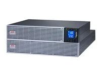 UPS (k montáži na regál) - AC 230 V - 2700 watt - 3000 VA - lithium-iontová - RS-232, USB - výstupní konektory: 7 - 4U - 19" - černá se stříbrnou - pro Modbus Card SRVSMB001