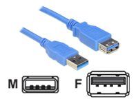 Prodlužovací šňůra USB - USB (M) do USB (F) - USB 3.0 - 5 m