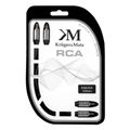 Kabel 2x Cinch konektor/2x Cinch konektor 1m KRUGER & MATZ KM0304