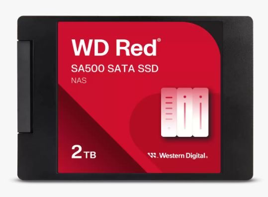 WD Red SA500 POWERED BY SANDISK/2TB/SSD/2.5"/SATA/5R