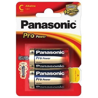 PANASONIC PRO POWER, Baterie, C, LR14, 1.5V, 2ks