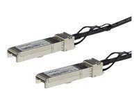 Startech Cisco SFP-H10GB-CU0-5M Compatible 0.5m 10G SFP+ to SFP+ Direct Attach Cable Twinax, 10GbE SFP+ Copper DAC 10Gbps Low Power Passive Transceiver Module DAC Firepower ASR9000 - Lifetime Warranty (SFPH10GBC05M) - Kabel 10GBase pro prímé pripojení - SFP+ s jazýckem do SFP+ s jazýckem - 50 cm - diaxiální - SFF-8431/SFF-8432 - pasivní - cerná