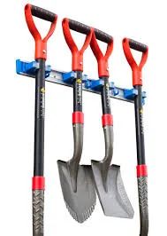 Držák na nářadí a násady TT5039, Alu + plast, 4 pozice, na stěnu, 2-3 cm