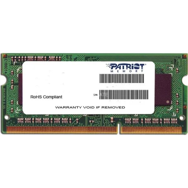 Patriot Memory PSD34G1600L81S paměťový modul 4 GB 1 x 4 GB DDR3 1600 MHz