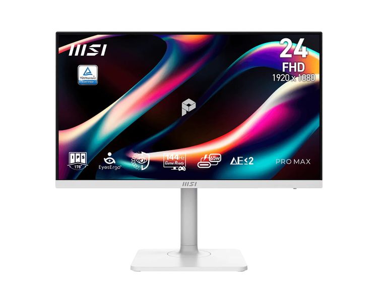 MSI PRO MAX/241PHW E14/23,8''/IPS/FHD/144Hz/1ms/Biela/3R