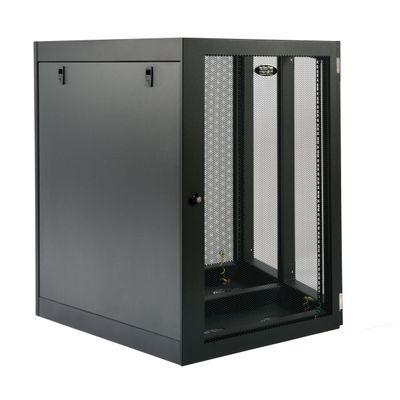 Skříň SmartRack 18U, Š=920mm, Hl=630mm, hloubka pro servery, pro vysoké zatížení, montáž na stěnu