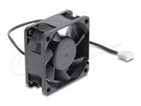 Delock - Ventilátor skríne - axiální - 60 mm - cerná
