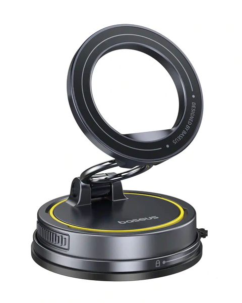 Baseus VC2 Flex Suction Cup Magnetický Držák do Auta Cosmic Black