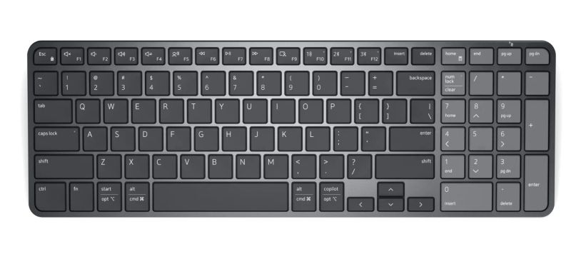 Dell bezdrôtová klávesnica dobíjacia KB746 GER