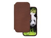 Pouzdro s klopou pro mobilní telefon - kompatibilita s MagSafe - kůže full-grain - dark tan - pro Apple iPhone 17