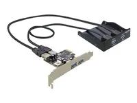 USB adaptér - PCIe - USB, USB 2.0, USB 3.0 - 4 porty