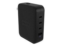 Síťový adaptér - 145 Watt - výstupní konektory: 4 - černá