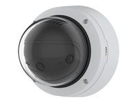 Síťová panoramatická kamera - kupole - venkovní - odolná vůči povětrnostním vlivům - barevný - 13 MP - 5120 x 2560 - pevné ohnisko - audio - GbE - H.264, MPEG-4, AVC, HEVC, H.265, MJPEG - PoE Class 4