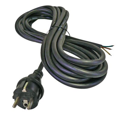Flexo šňůra gumová 3x1,5mm2 5m černá GETI