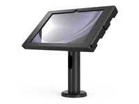 Montážní sada (kryt, stojan) - odkrytá přední/zadní kamera a senzory - pro tablet - výška - uzamykatelný - kovový rám - černá - velikost obrazovky: 11" - pro Samsung Galaxy Tab A9+