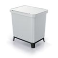 Odpadkový koš SYSTEMA popelavý 2x10l