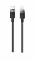 Kabel iPEAX 90010102 USB-C/Lightning 1m Black