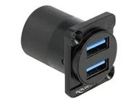 D-Typ Modul USB 5 Gbps 2 x USB Typ-A Buc
