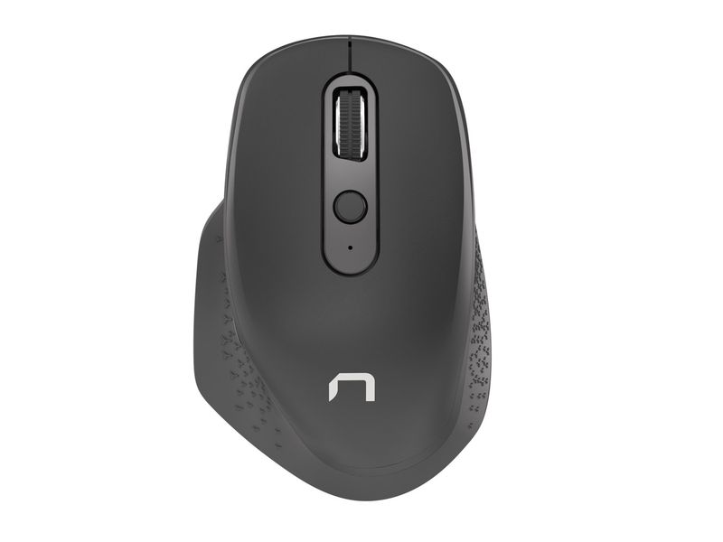 Natec optická myš FALCON/Kancelářská/Optická/Pro praváky/3 200 DPI/Bezdrátové Bluetooth/Černá