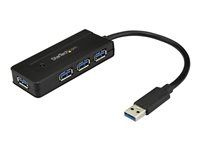 15W of Shared Power (ST4300MINI) - Rozbočovač - 4 x SuperSpeed USB 3.0 - desktop - pro P/N: USB312SAT3CB, USB315CB2M, USBLT1MWS, USBLT2MBR, USBLT30CMW, USBLTM1MBK, USBLTM1MWH