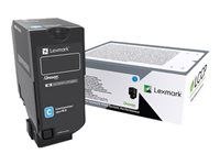 Azurová - originální - kazeta s barvivem LCCP - pro Lexmark CS720de, CS720dte