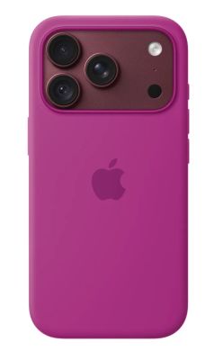 iPhone 18 Pre Silicone Case with MS – Magenta