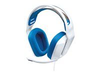Náhlavní souprava - plná velikost - kabelové - 3.5 mm jack - bílá - Certifikováno Discord