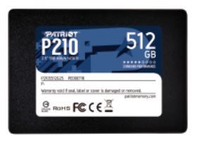 Patriot p210/512gb/ssd/2.5"/sata/3r