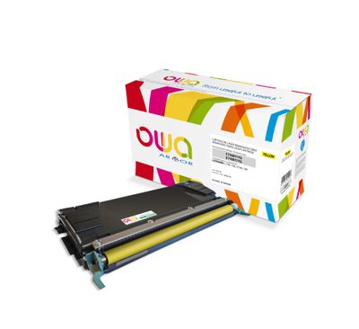 OWA Armor toner kompatibilní s Lexmark C748H1YG;X748H1YG, 10000st, žlutá/yellow