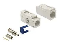 FAKRA B jack 25 mm long for crimping