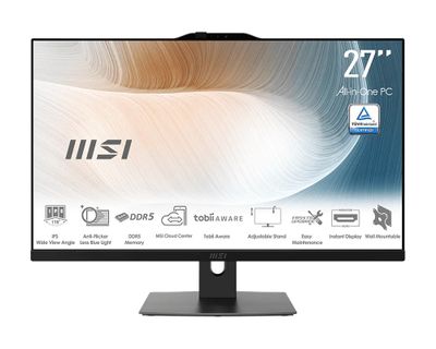 MSI Modern/AM272P 1M-855EU/27"/FHD/5-120U/16GB/512GB/Intel int/W11P/Černá/3R