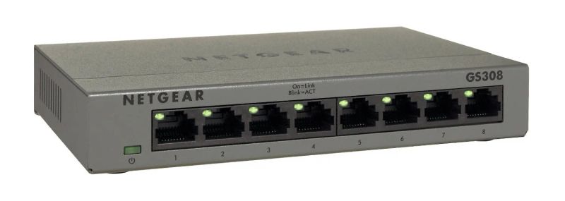 Netgear 8PT ge unmanaged sw metal lp, GS308