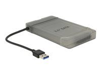 Řadič úložiště - 2.5" - SATA 6Gb/s - USB 3.0 - šedá, černá