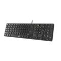 GENIUS Slimstar 126, USB klávesnice černá CZ/SK