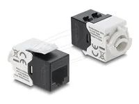 Keystone Module RJ45 jack to LSA Cat.6 U
