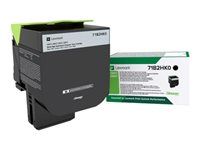 Vysoká výtěžnost - černá - originální - kazeta s barvivem LCCP, LRP - pro Lexmark CS417dn, CS517de, CX417de